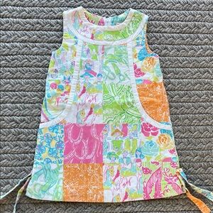 Lilly Pulitzer vintage Grandstand Patch Derby dress, size 3T